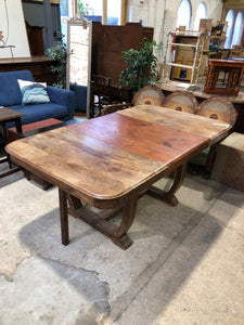 Antique Solid Wood Extending Dining Table