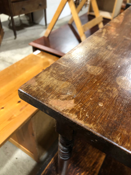 Vintage Low Console Table with Drawer