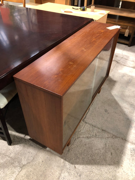 Mid Century Teak Display Bookcase