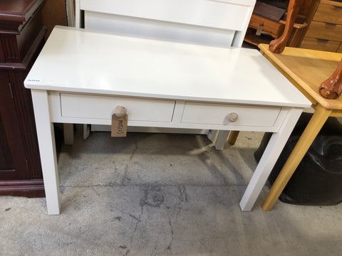 White Desk with Knot Handles