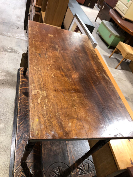 Vintage Low Console Table with Drawer