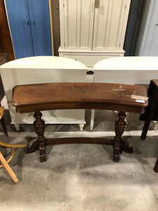 Antique Curved Shaped Hallway Table