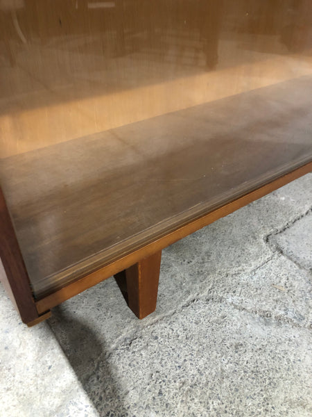 Mid Century Teak Display Bookcase