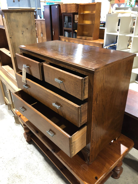 Vintage 2 over 2 Chest of Drawers