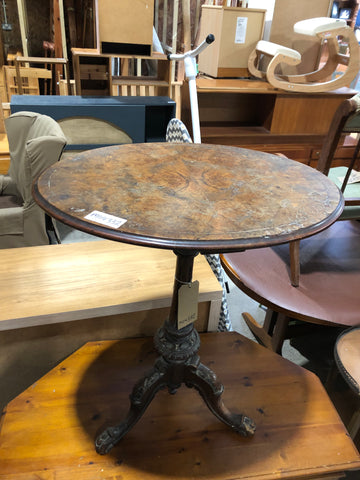 Antique Walnut Top Sidetable