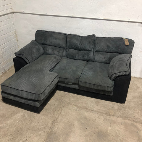 Grey L-Shaped Sofa